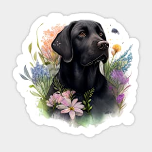 Black Lab Sticker